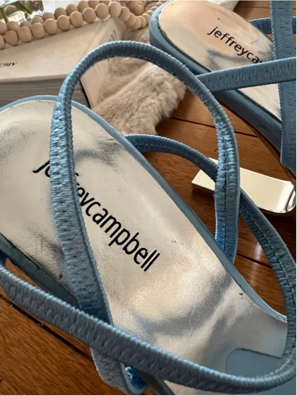 Jeffrey Campbell Light Blue Heels 9 - Picture 6 of 7